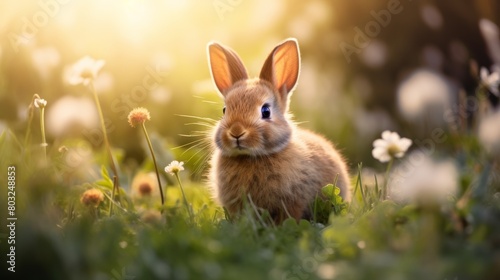 cute animal pet rabbit or bunny smiling and laughing isolated with copy space for easter background, rabbit, animal, pet, cute, fur, ear, mammal, background, celebration