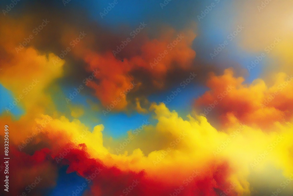 Fototapeta premium fire in the sky