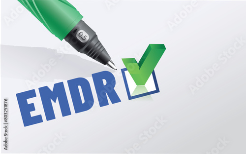 EMDR. - Eye Movement Desensitization and Reprocessing therapy 