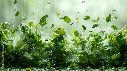 Dynamic Greenery: A Burst of Organic Motion