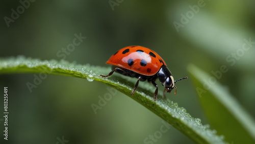 ladybird on a leaf © uk