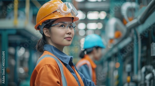 As a team of project engineers and female workers, the factory is tasked with increasing productivity and efficiency to new levels. © sirisakboakaew