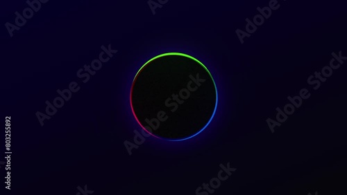 RGB Blended Colors Circles Animation