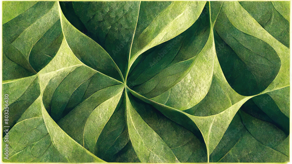 Fototapeta premium Green leaves background