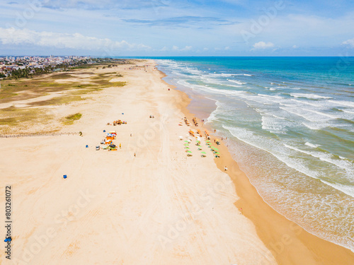 Aracaju - Sergipe. Aerial view of Atalaia beach