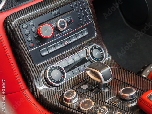 Luxury Car Interior with Modern Dashboard © VGV