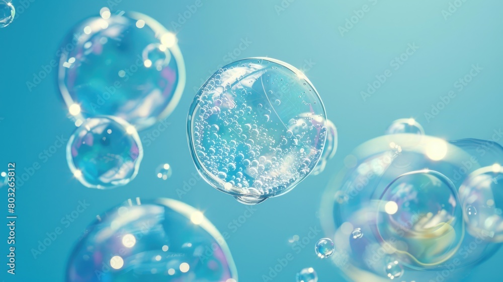 A bunch of bubbles floating in the air. Ideal for backgrounds or decorations A bunch of bubbles floating in the air. Ideal for backgrounds or decorations