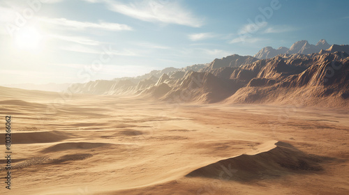 Sand dunes in the desert © Tamoor