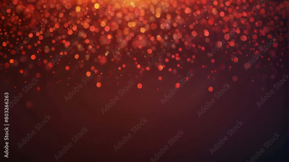 red shine light bokeh blurry background