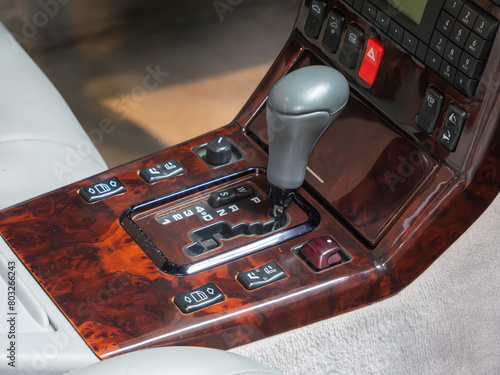 Luxury Car Interior with Wooden Paneling © VGV