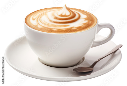 PNG Cafe au lait coffee saucer latte.