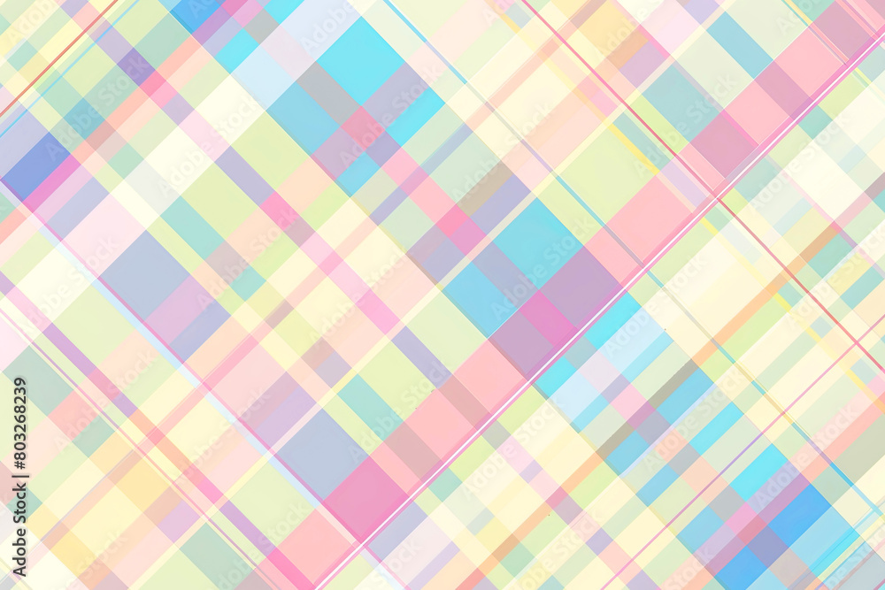 abstract pastel tartan plaid and stripe pattern with cute cotton candy color background abstract pastel tartan plaid and stripe pattern with cute cotton candy color background