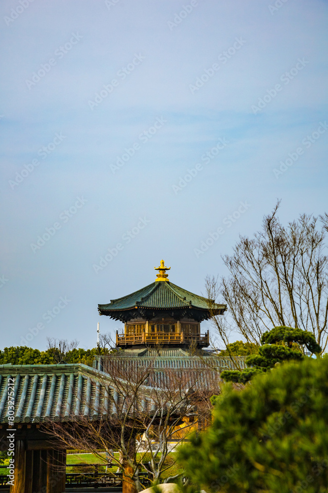 Fototapeta premium Baoshan Temple, Baoshan District, Shanghai - Buddhist temples and ancient buildings