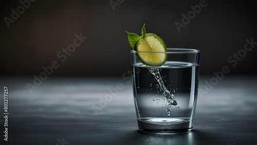 glass with water