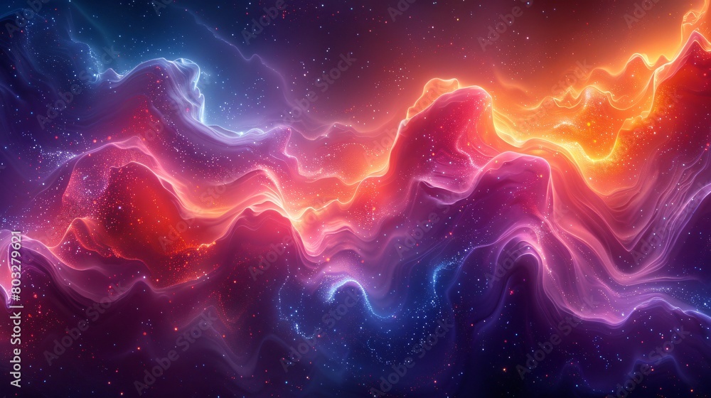 Obraz premium a colorful abstract background with the colors of the spectrum 