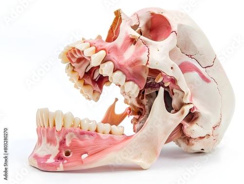 Orthognathic Surgical Specimen of Craniofacial Skeletal Structure for Medical Research and Education photo