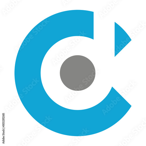 cd dc logo icon template