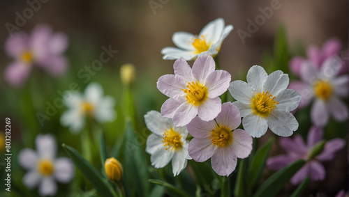 spring crocus flowers