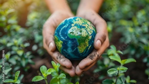 Analyzing and reducing a companys carbon footprint through environmental accounting is crucial. Concept Carbon footprint reduction, Environmental accounting, Company sustainability