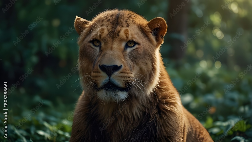 lion in the zoo lion in the zoo