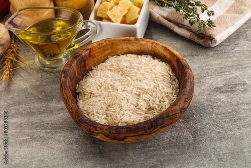 Bild auf Leinwand Indian cuisine - raw basmati rice