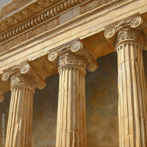 classical columns photo