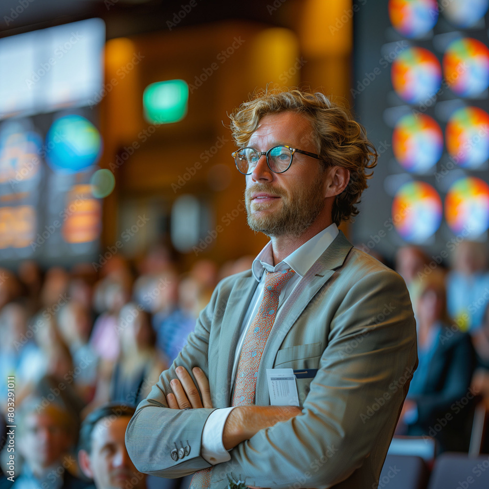 A Professional at a Business Seminar A Professional at a Business Seminar
