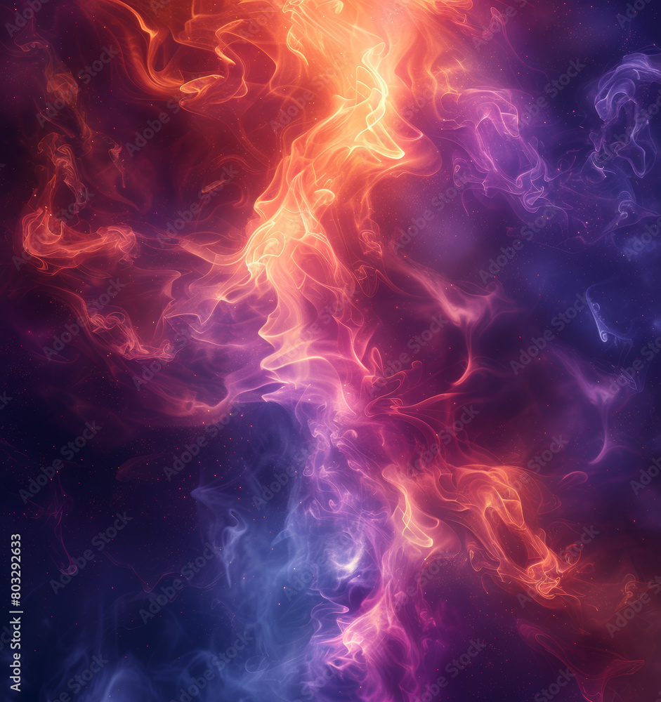 Smoke texture background with neon color