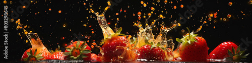red symphony, strawberry juice dance