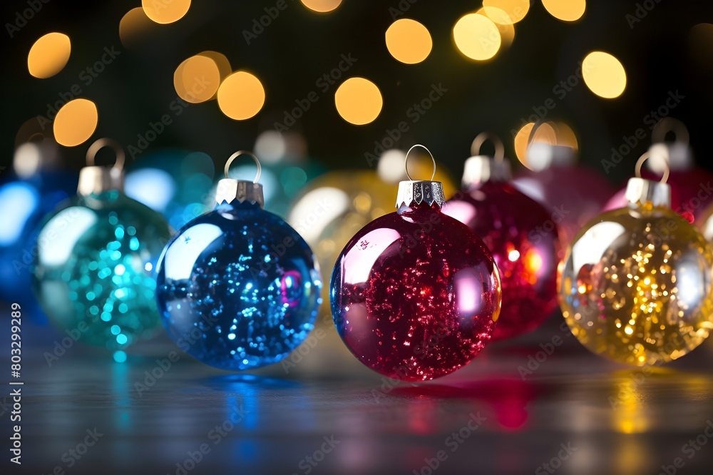 zeimage HD Festive Delight Colorful Christmas Baubles zeimage HD Festive Delight Colorful Christmas Baubles