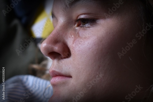 Fotografia Larme d'une belle femme