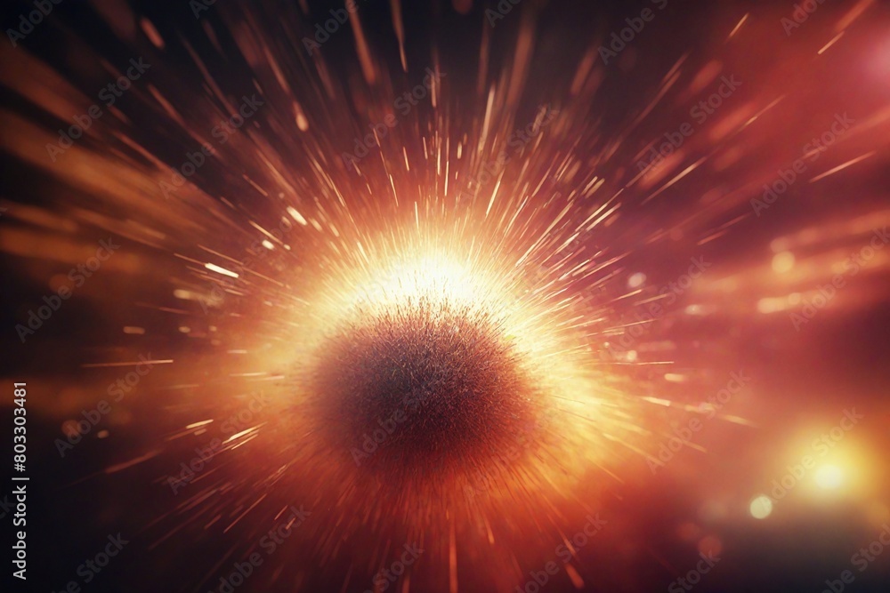 explosion of light explosion of light