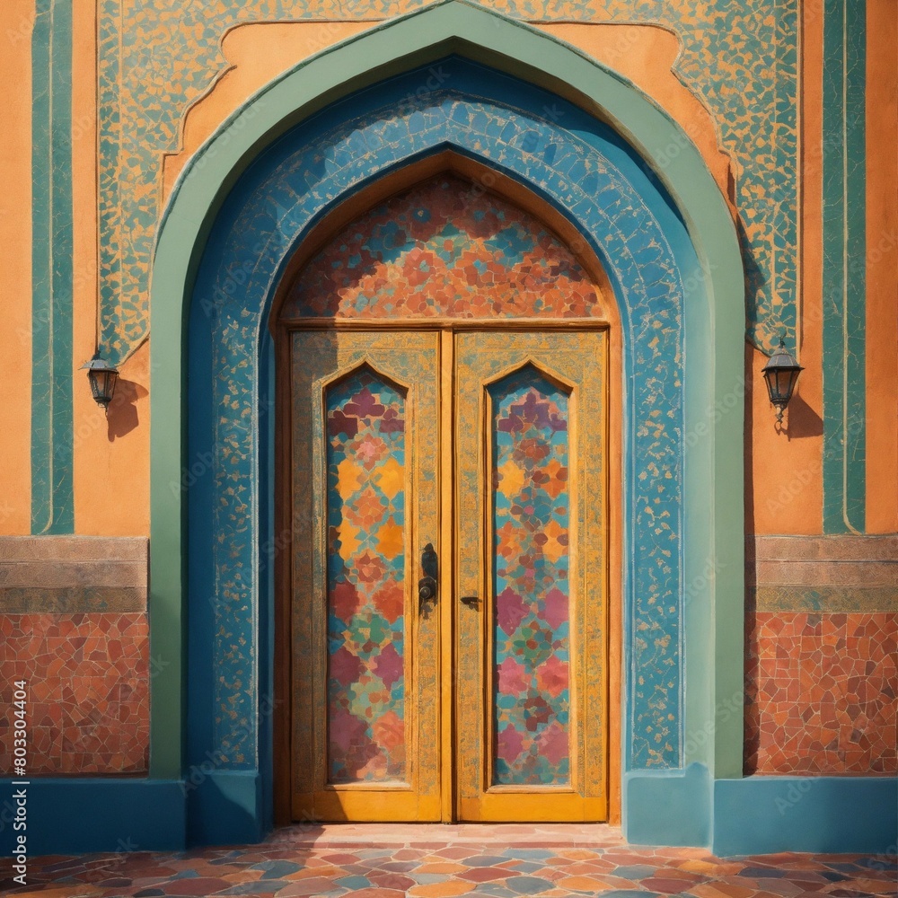 Obraz premium wooden door