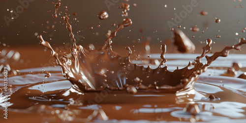 Liquid Chocolate Splash 