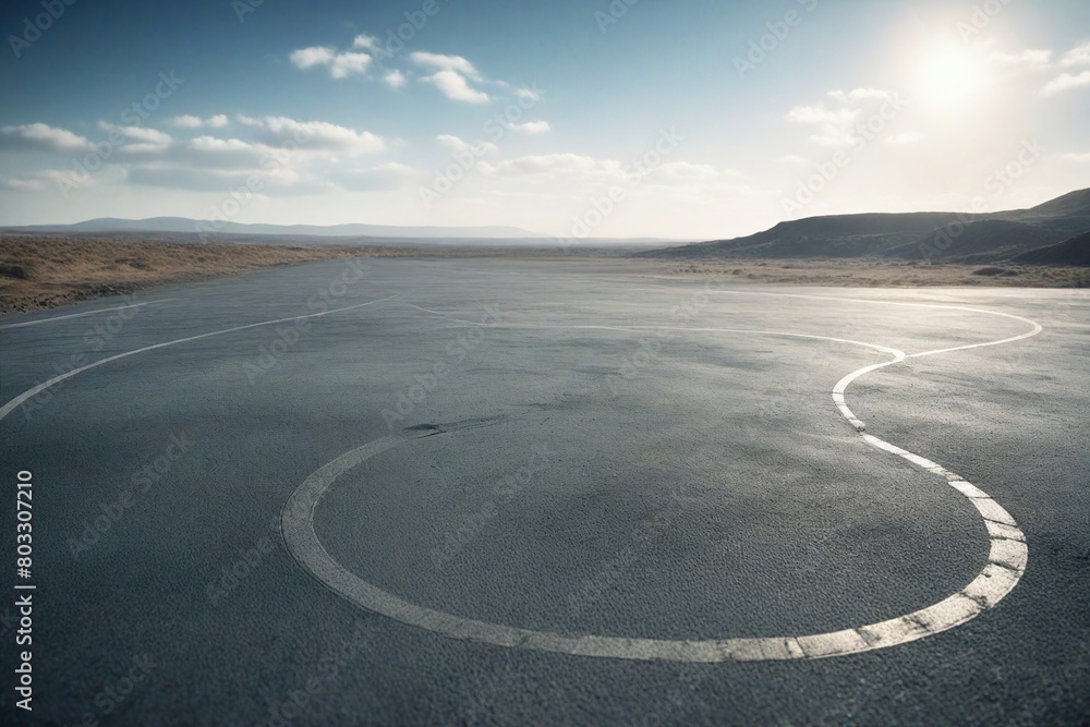 Fototapeta premium road to nowhere