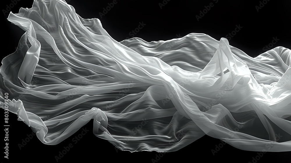 Enigmatic Beauty of Crumpled Fabric Enigmatic Beauty of Crumpled Fabric