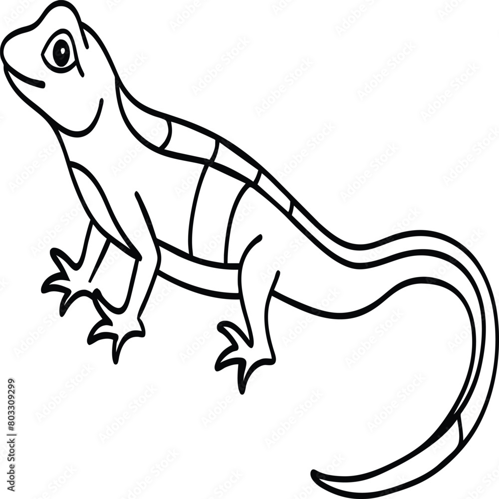 Lizard coloring pages. Lizard animal outline. Reptile line art Lizard coloring pages. Lizard animal outline. Reptile line art