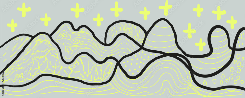 simple landscape mountain in vector.atmospheric view in flat style.template for background wallpaper banner simple landscape mountain in vector.atmospheric view in flat style.template for background wallpaper banner