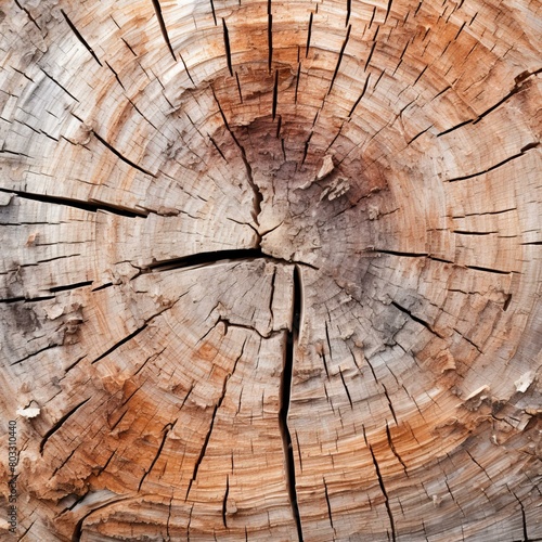 Growth rings of a tree stump
