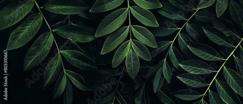 Nature leaves  green tropical forest  background illustration concept