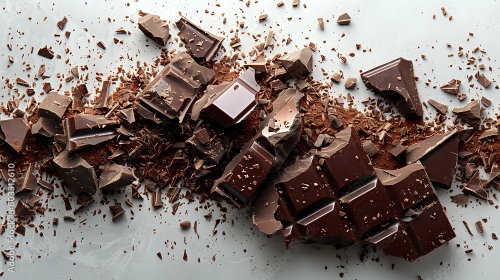 Tension Between Order and Chaos: Shattered Chocolate Tension Between Order and Chaos: Shattered Chocolate