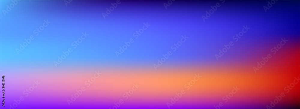 Obraz premium panoramic vibrant colorful gradient background