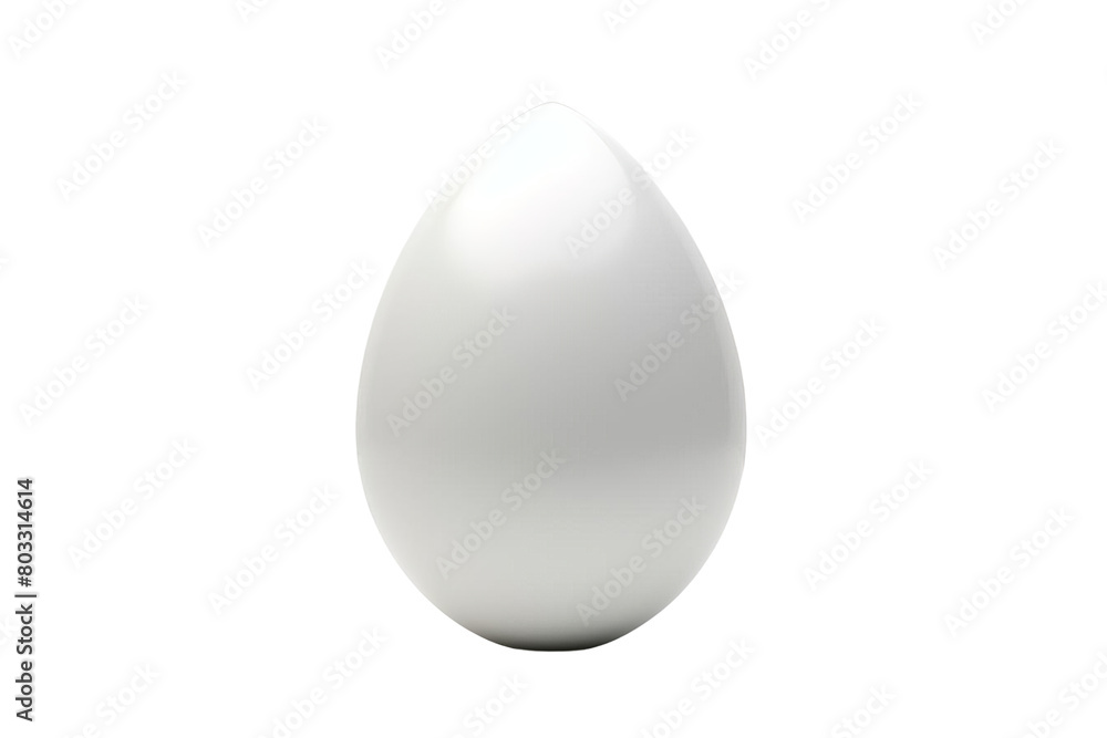 A white sphere with a rounded top, white background, transparent background