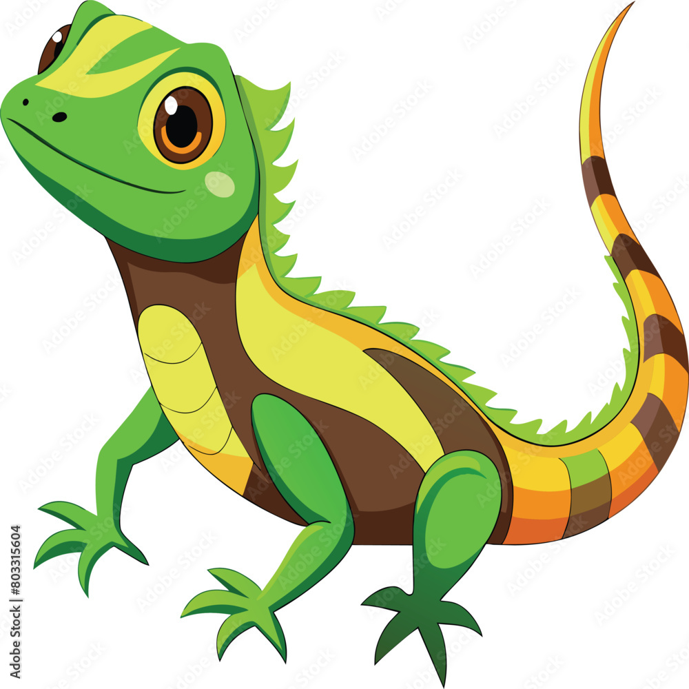 Fototapeta premium Lizard Vector Art. Lizard animal vector illustration