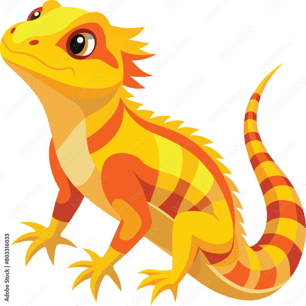 Fototapeta premium Lizard Vector Art. Lizard animal vector illustration