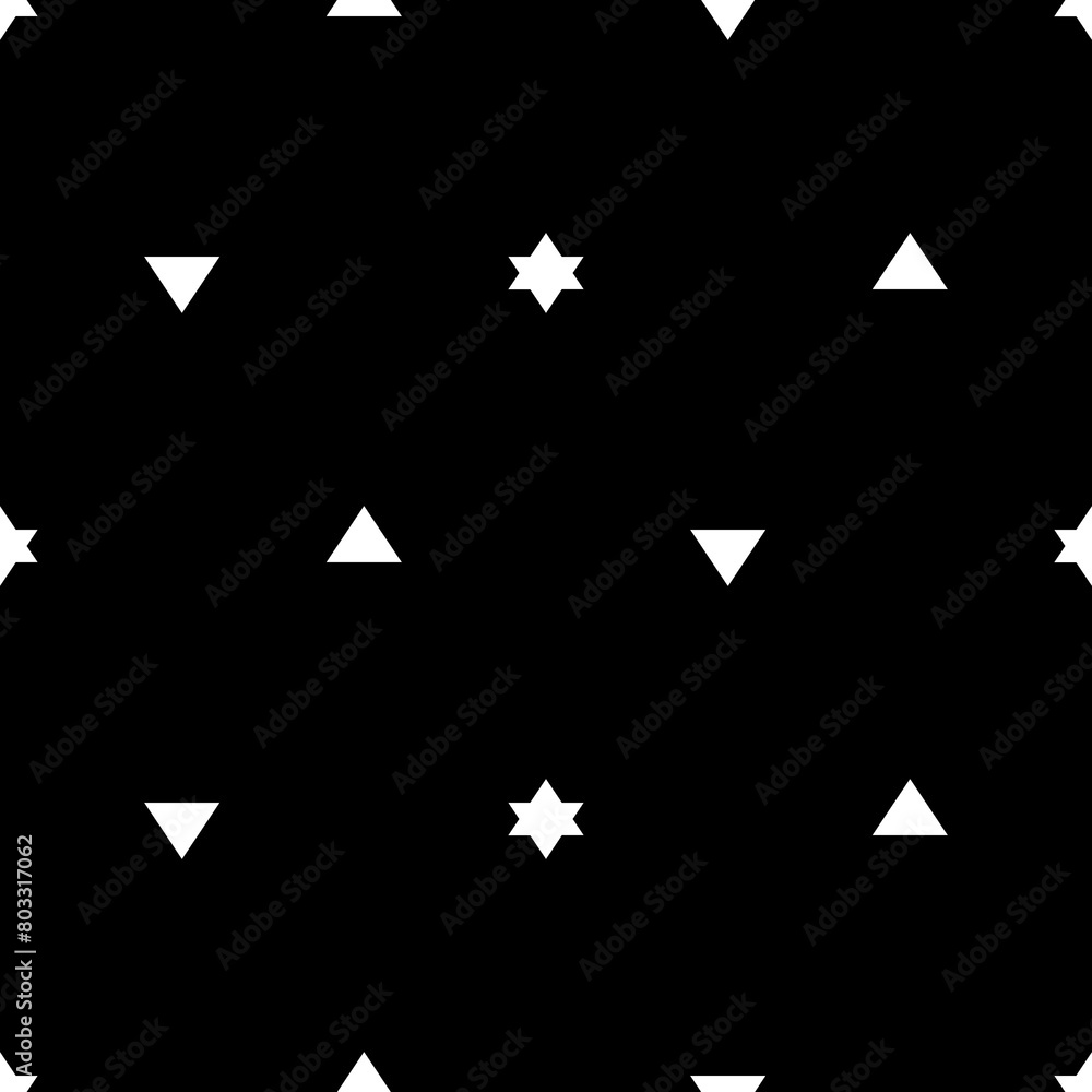 Stars, triangles ornament. Figures backdrop. Forms background. Star, triangle shapes wallpaper. Ethnic mosaics motif. Digital paper, web designing, abstract, vector work. Seamless pattern. Stars, triangles ornament. Figures backdrop. Forms background. Star, triangle shapes wallpaper. Ethnic mosaics motif. Digital paper, web designing, abstract, vector work. Seamless pattern.