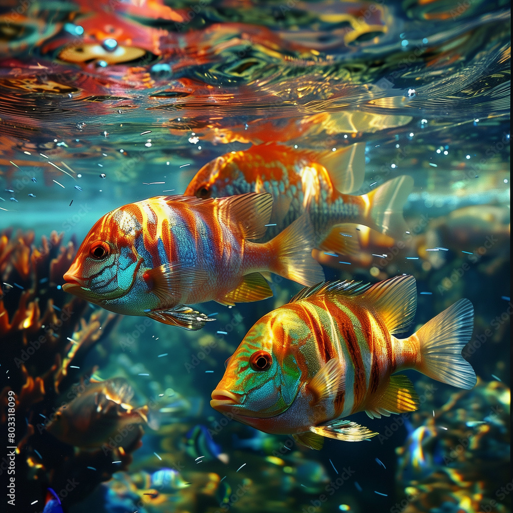 underwater fishes in the sea underwater fishes in the sea