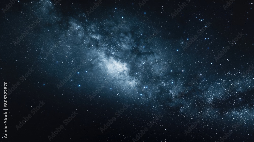 Night sky with stars as background.