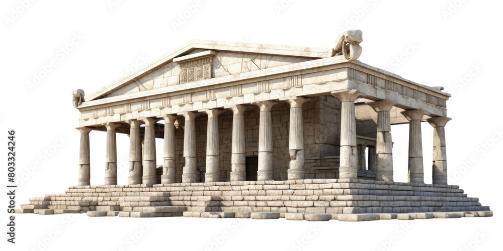 Naklejka premium PNG Architecture building column temple.