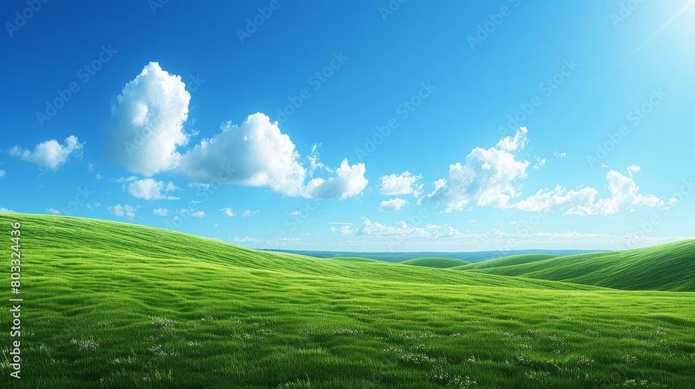 Tranquil Grassland Landscape
